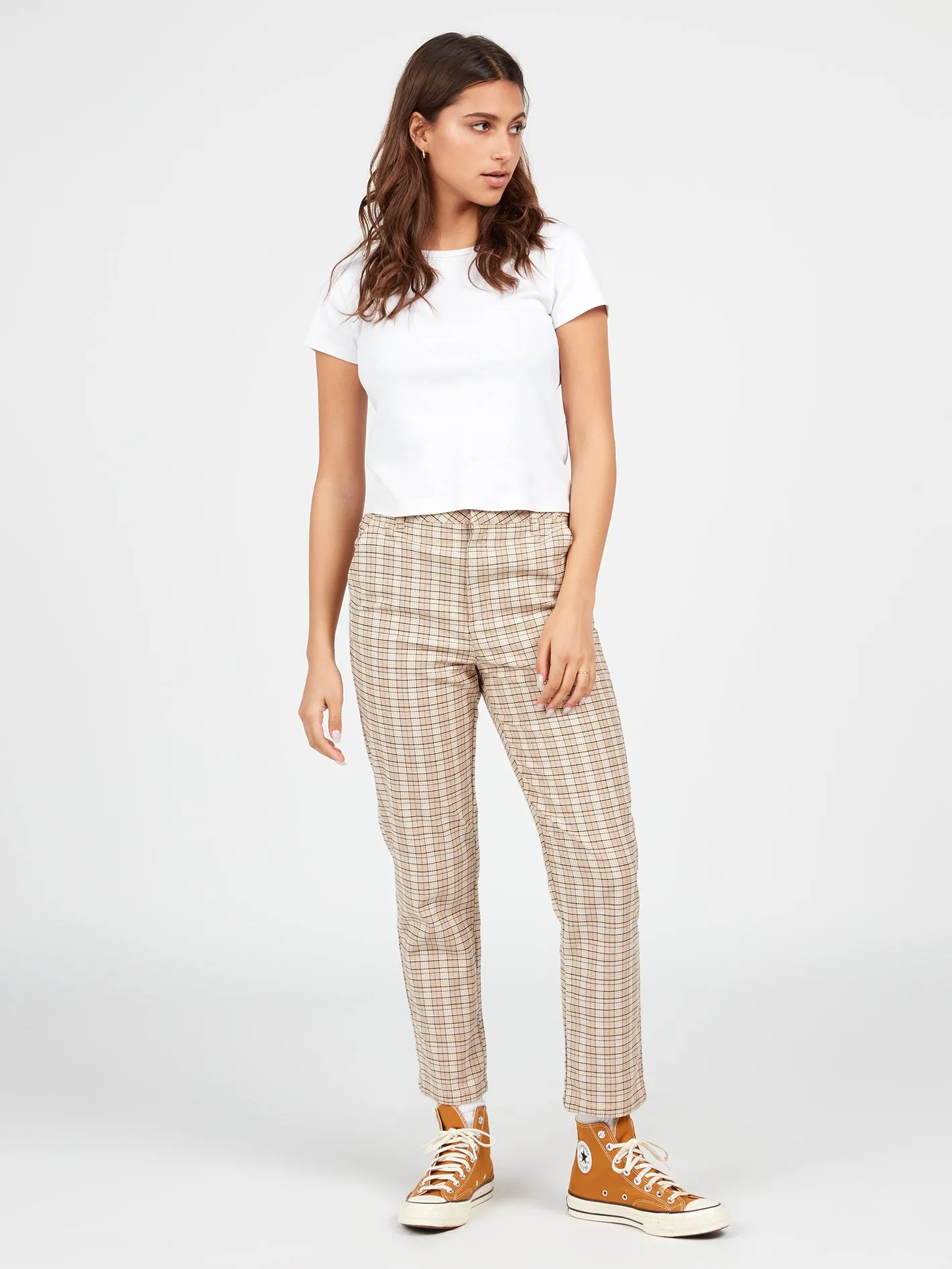 Frochickie High Rise Pants - Bronze