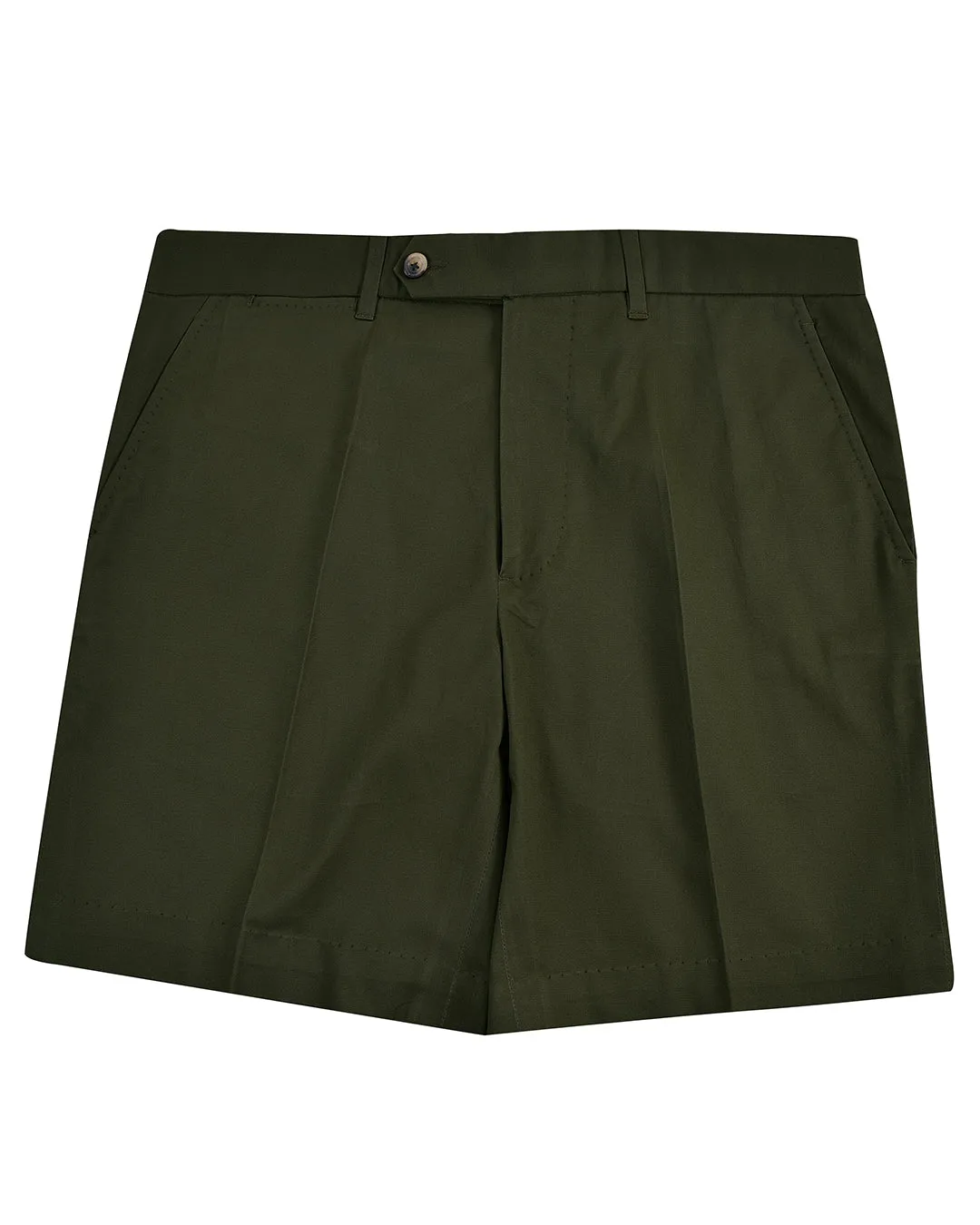 Genoa Chino: Olive Green Shorts