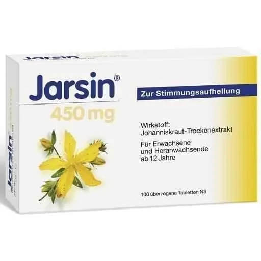 JARSIN 450 mg film-coated tablets 100 pcs St. John's wort