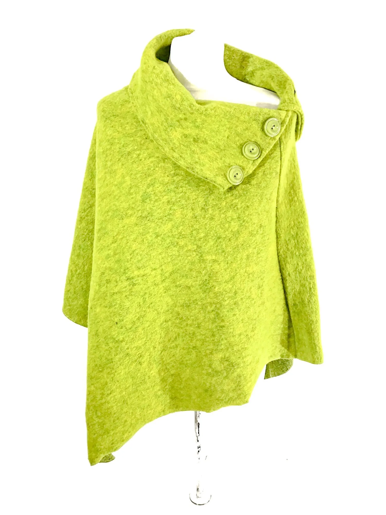 KATH - Italian Boiled Wool Poncho