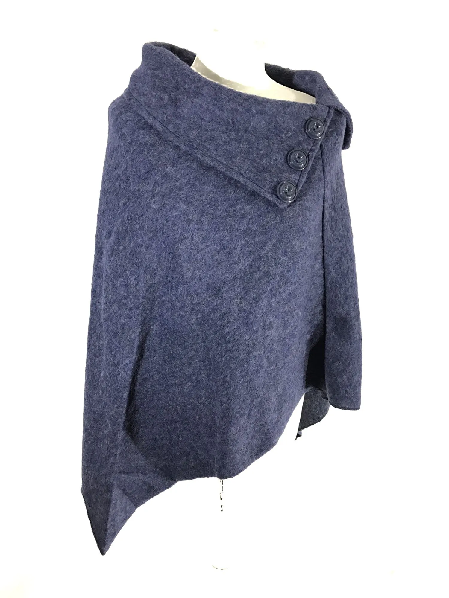 KATH - Italian Boiled Wool Poncho