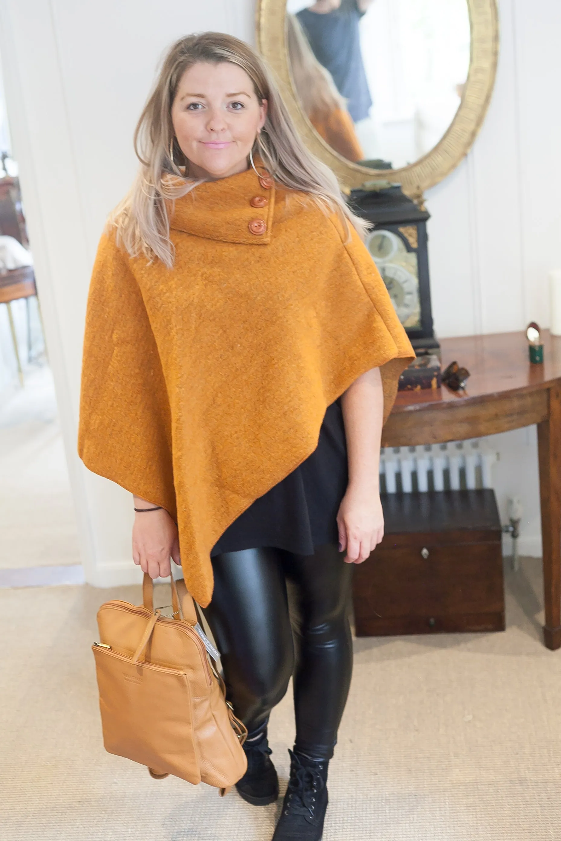 KATH - Italian Boiled Wool Poncho