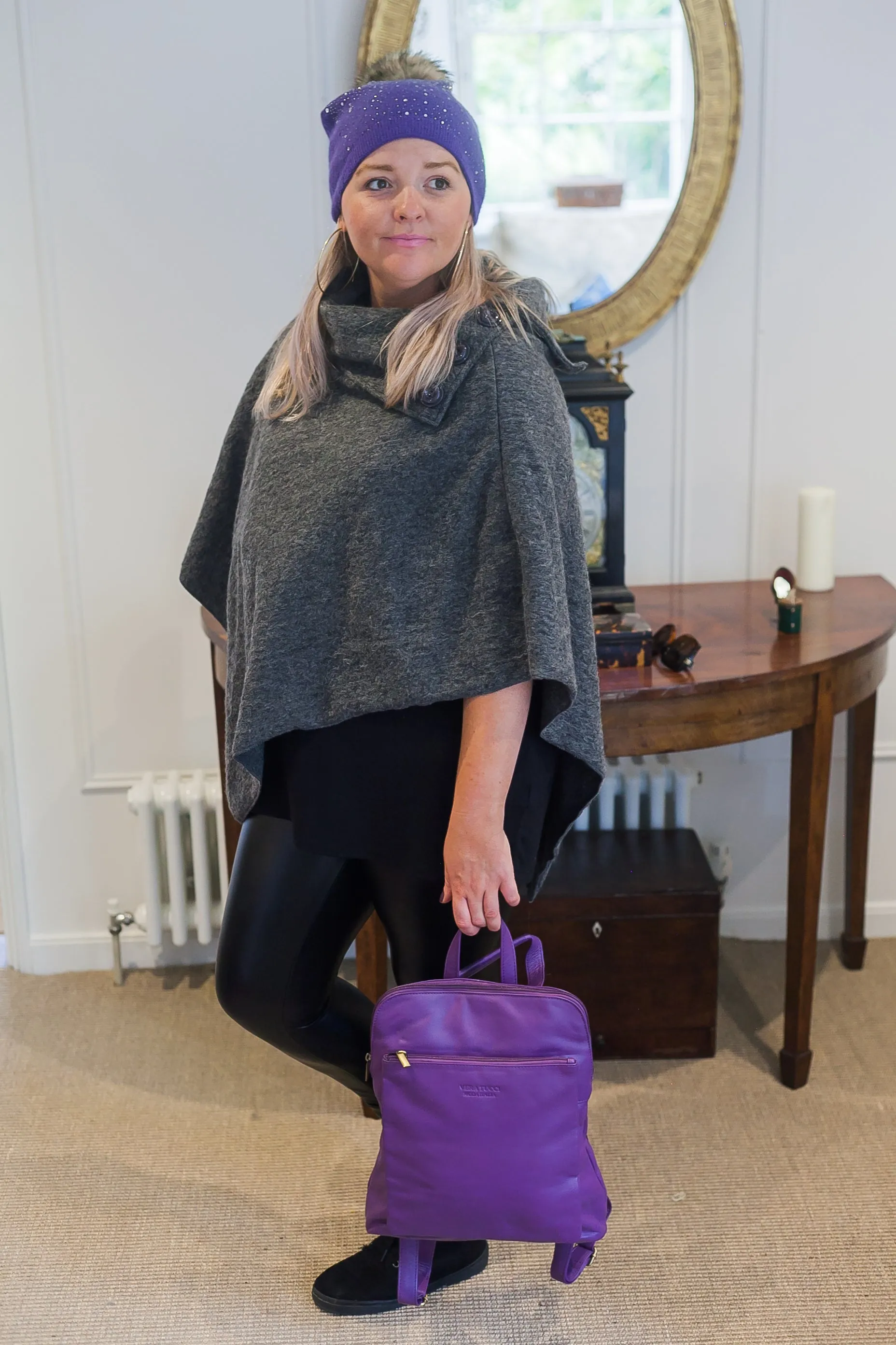 KATH - Italian Boiled Wool Poncho