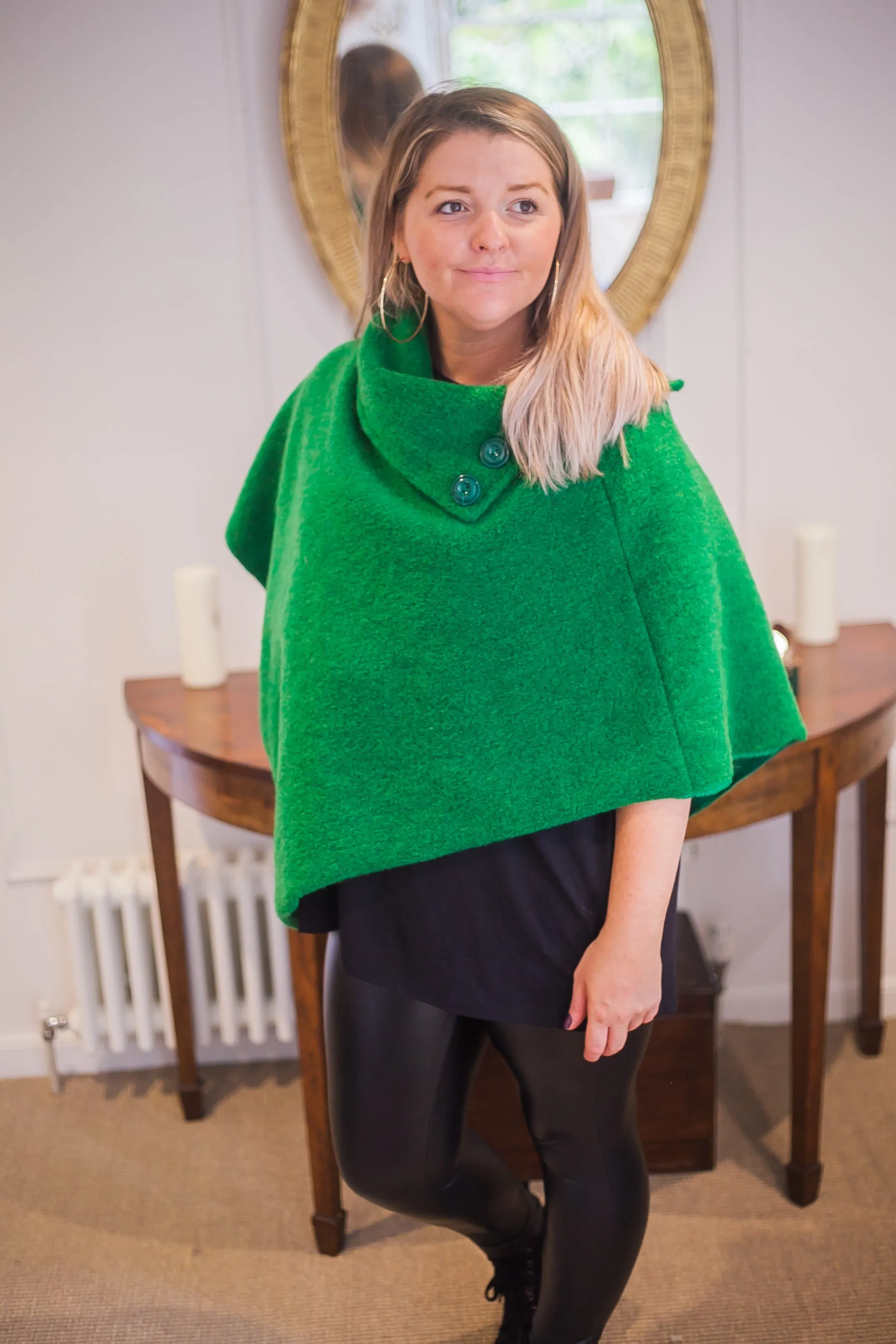 KATH - Italian Boiled Wool Poncho