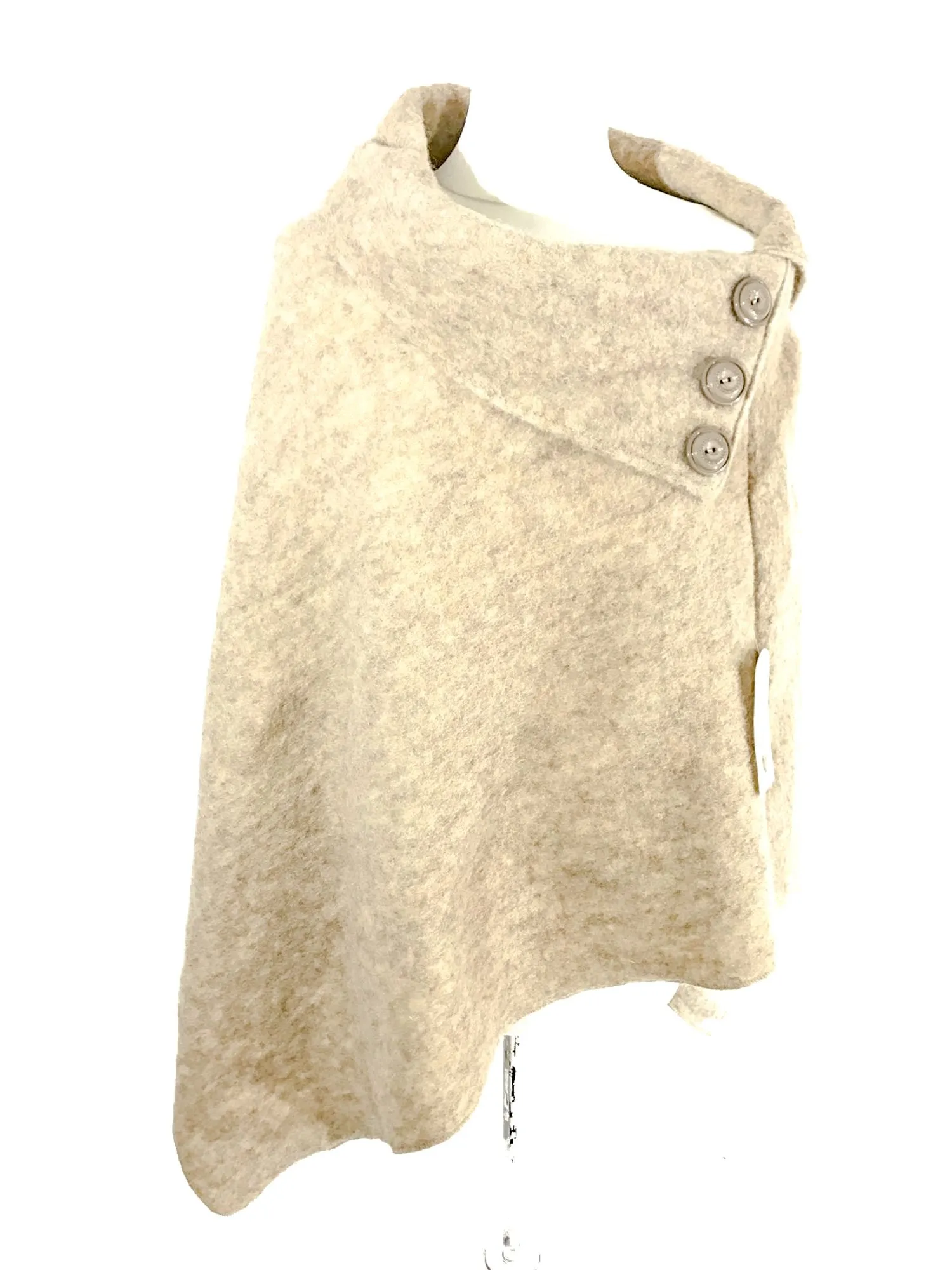 KATH - Italian Boiled Wool Poncho