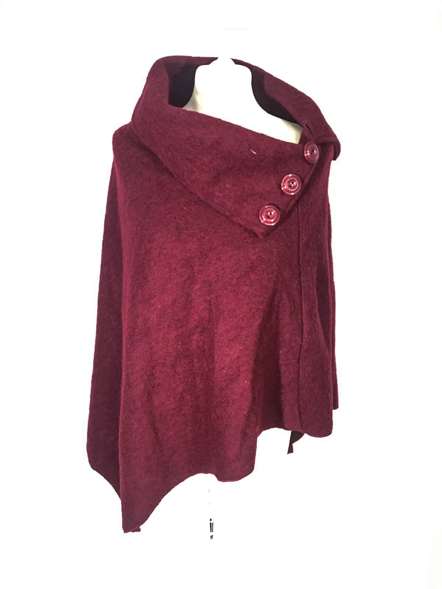 KATH - Italian Boiled Wool Poncho