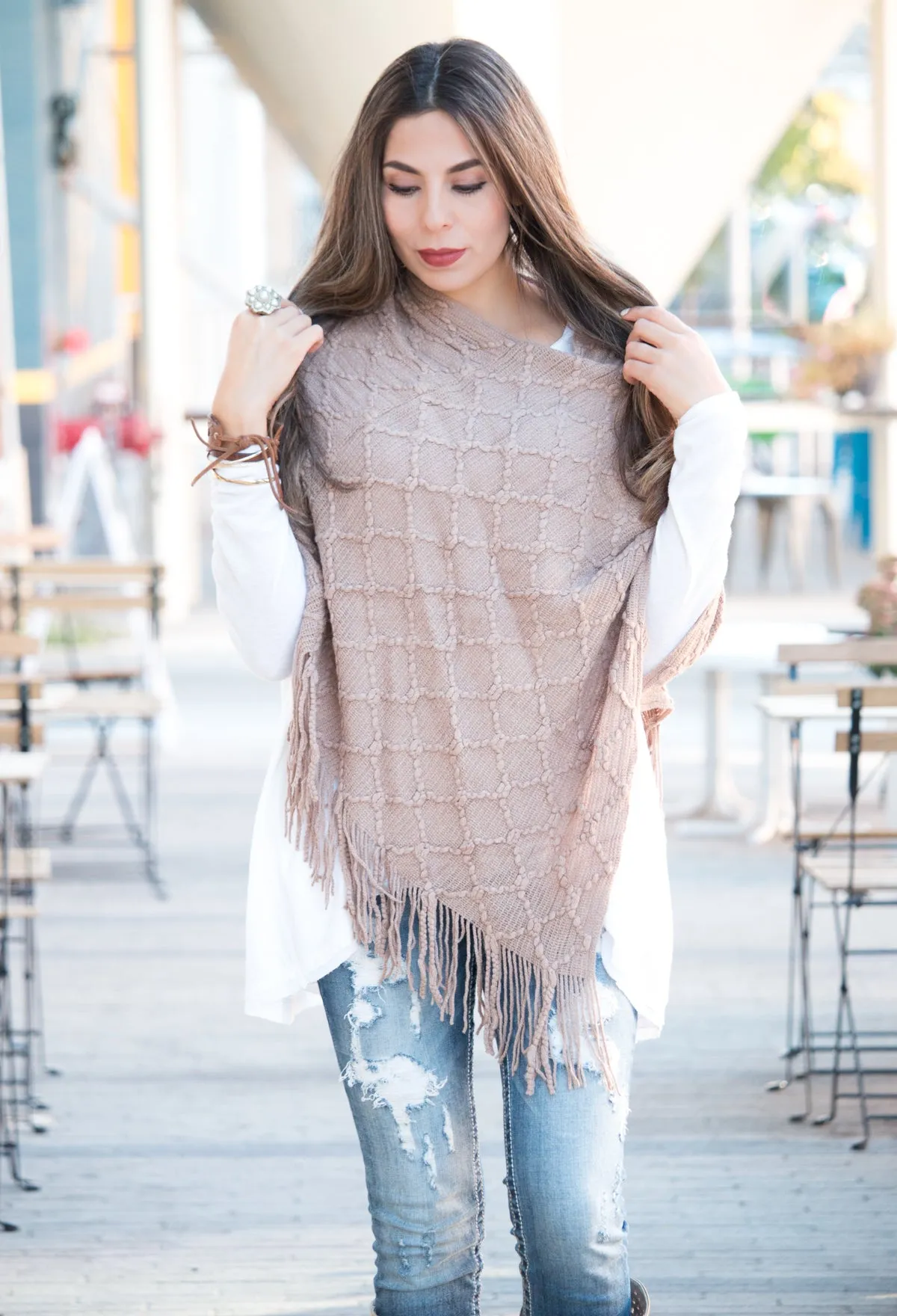 Knit Poncho