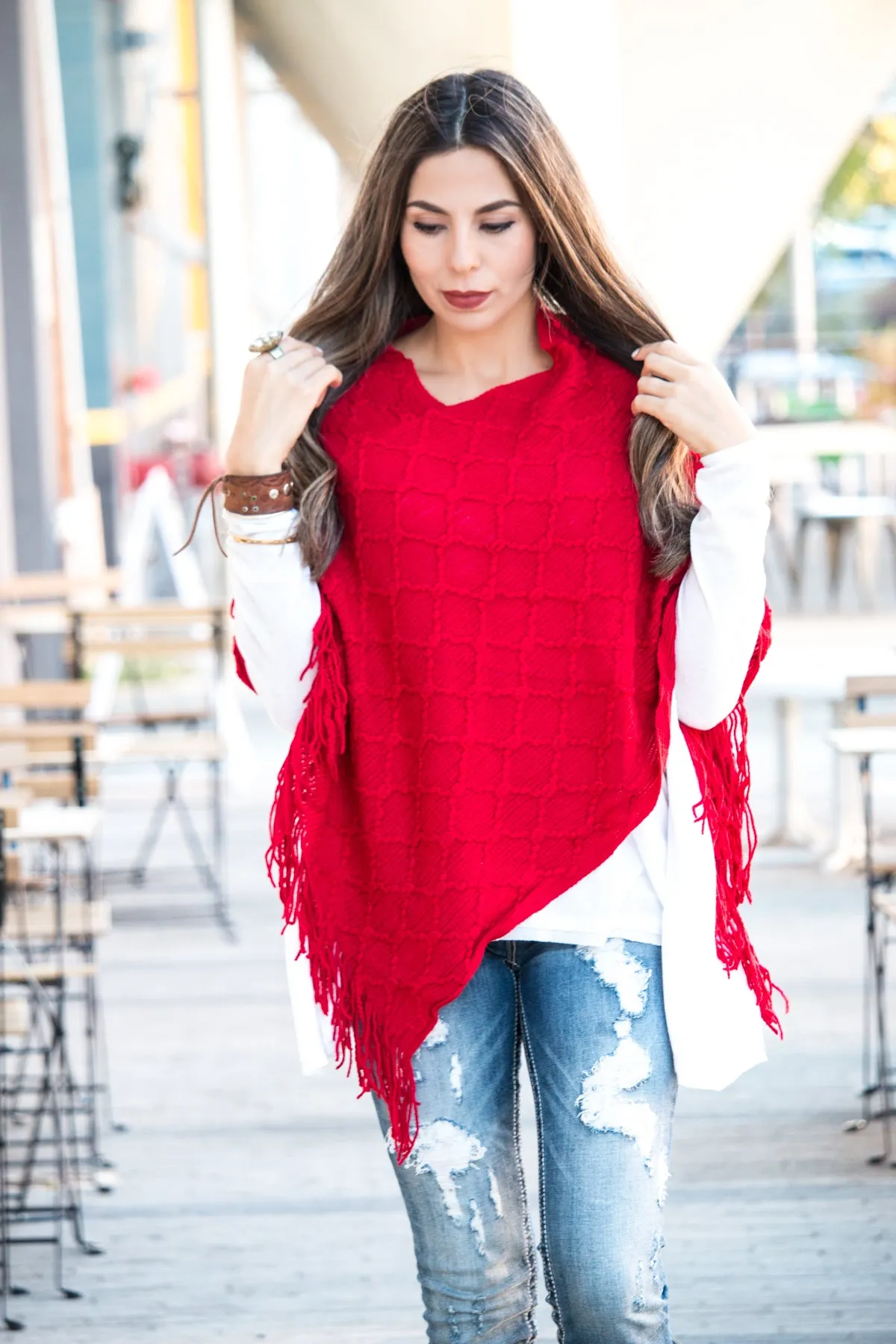 Knit Poncho