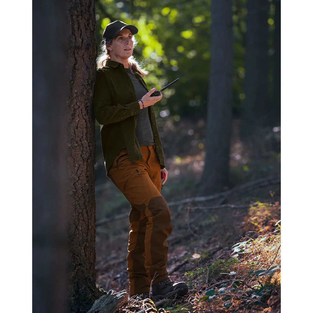 Larch Ladies Membrane Trousers Burnt Clay by Seeland