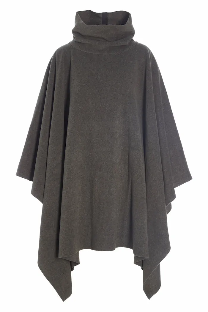 LOUNGE PONCHO WOMEN - 4081 - BARK