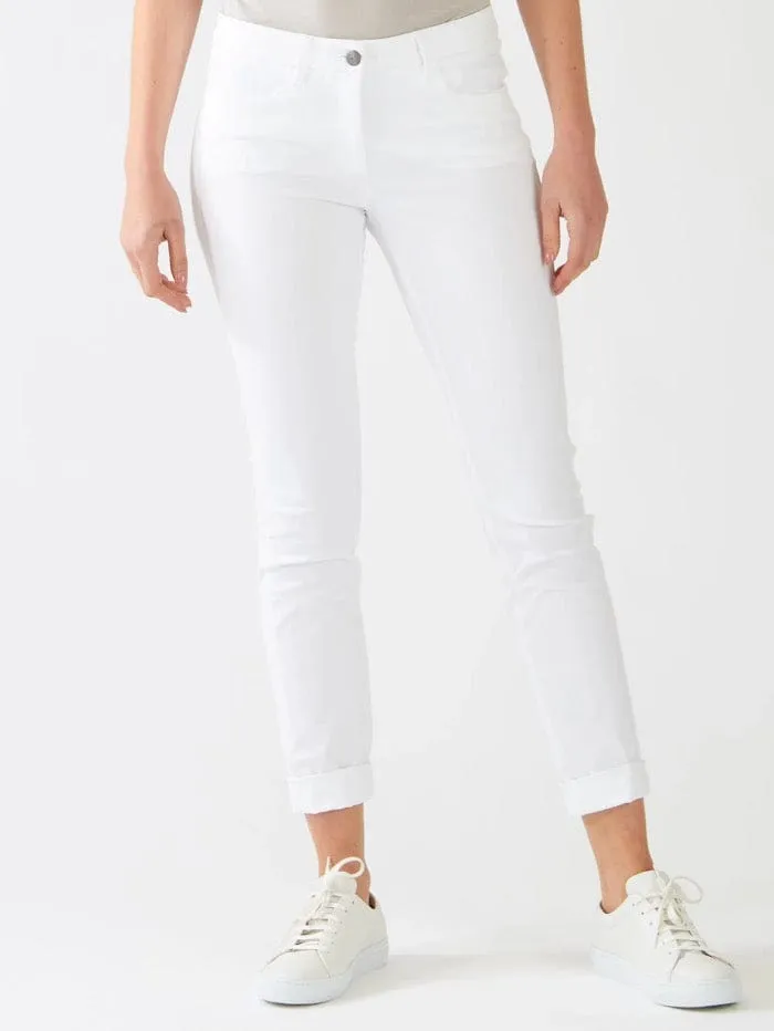 Luisa Cerano T White Denim Jeans 657504 1883 0100