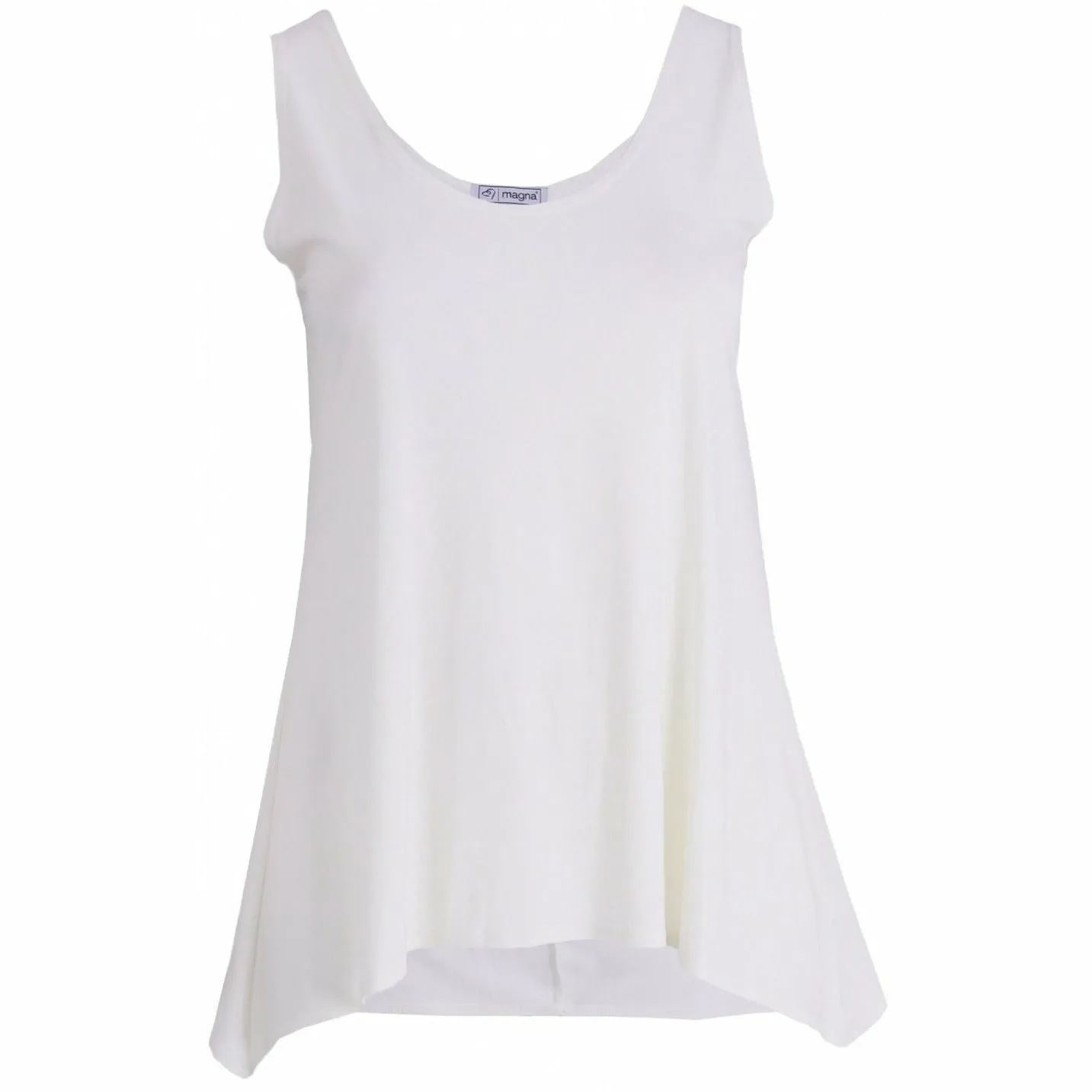 Magna A-Line vest in White