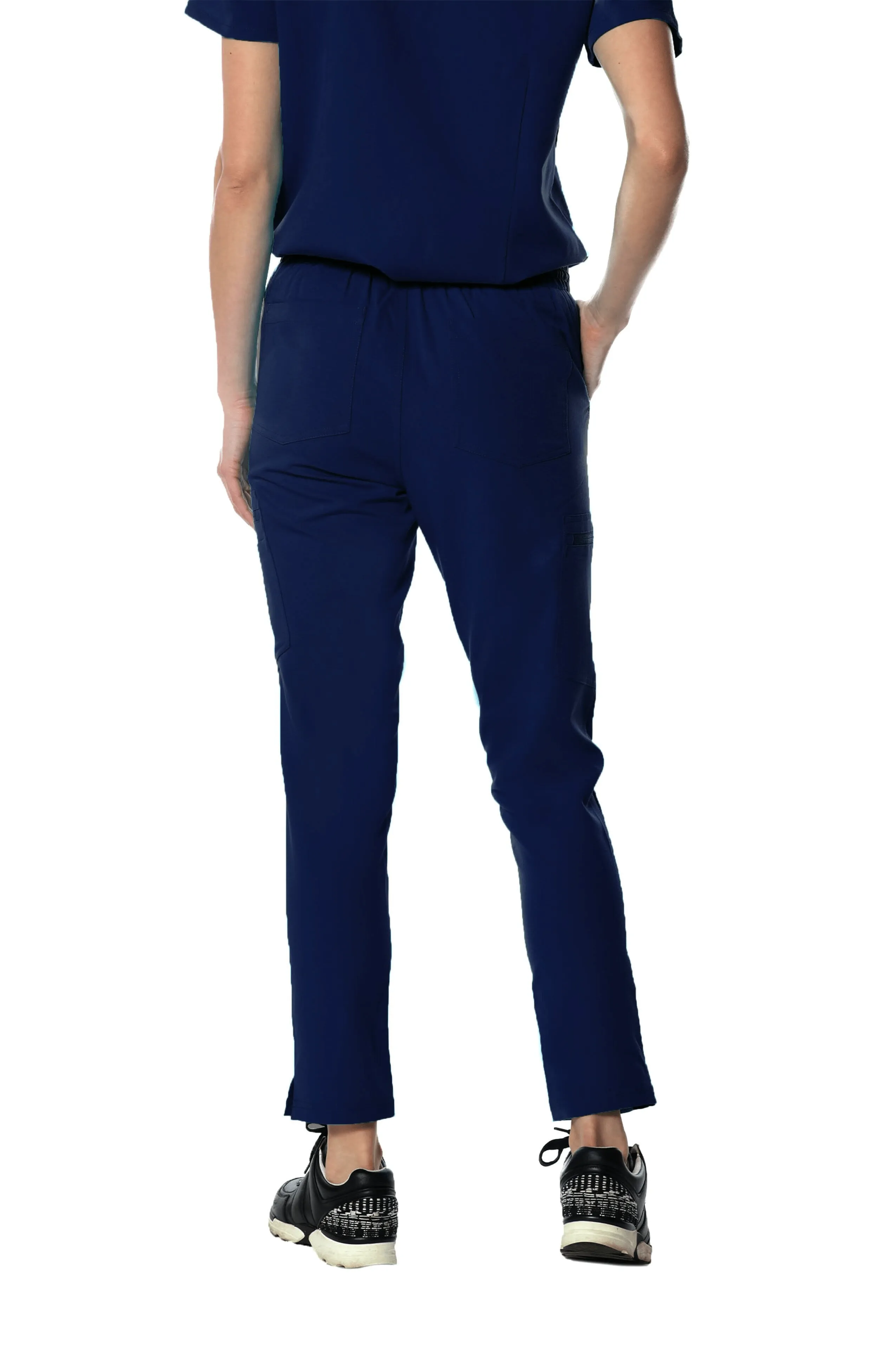 Members Only - Women's Reus Open Bottom Petite Scrub Pants