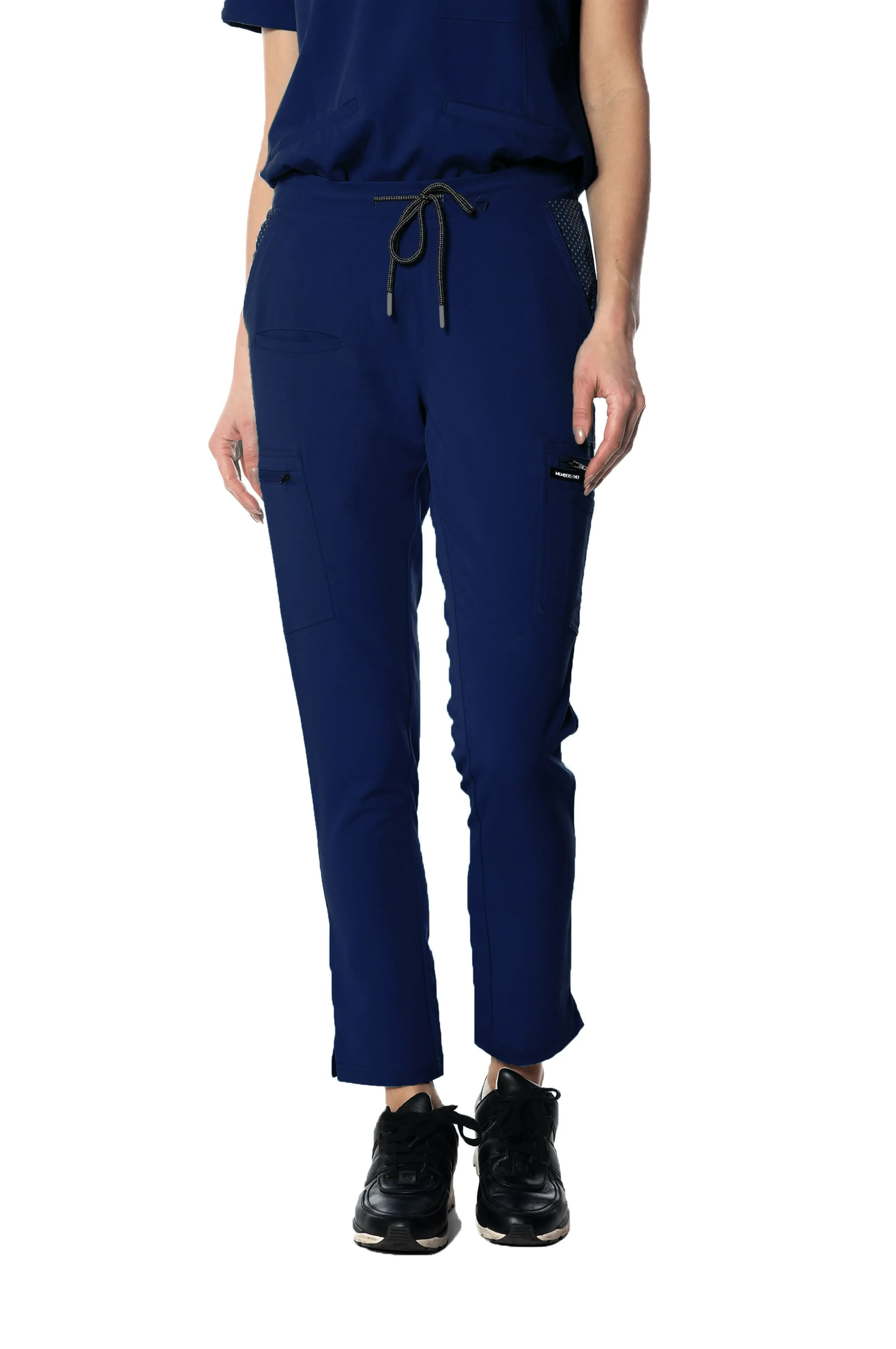 Members Only - Women's Reus Open Bottom Petite Scrub Pants