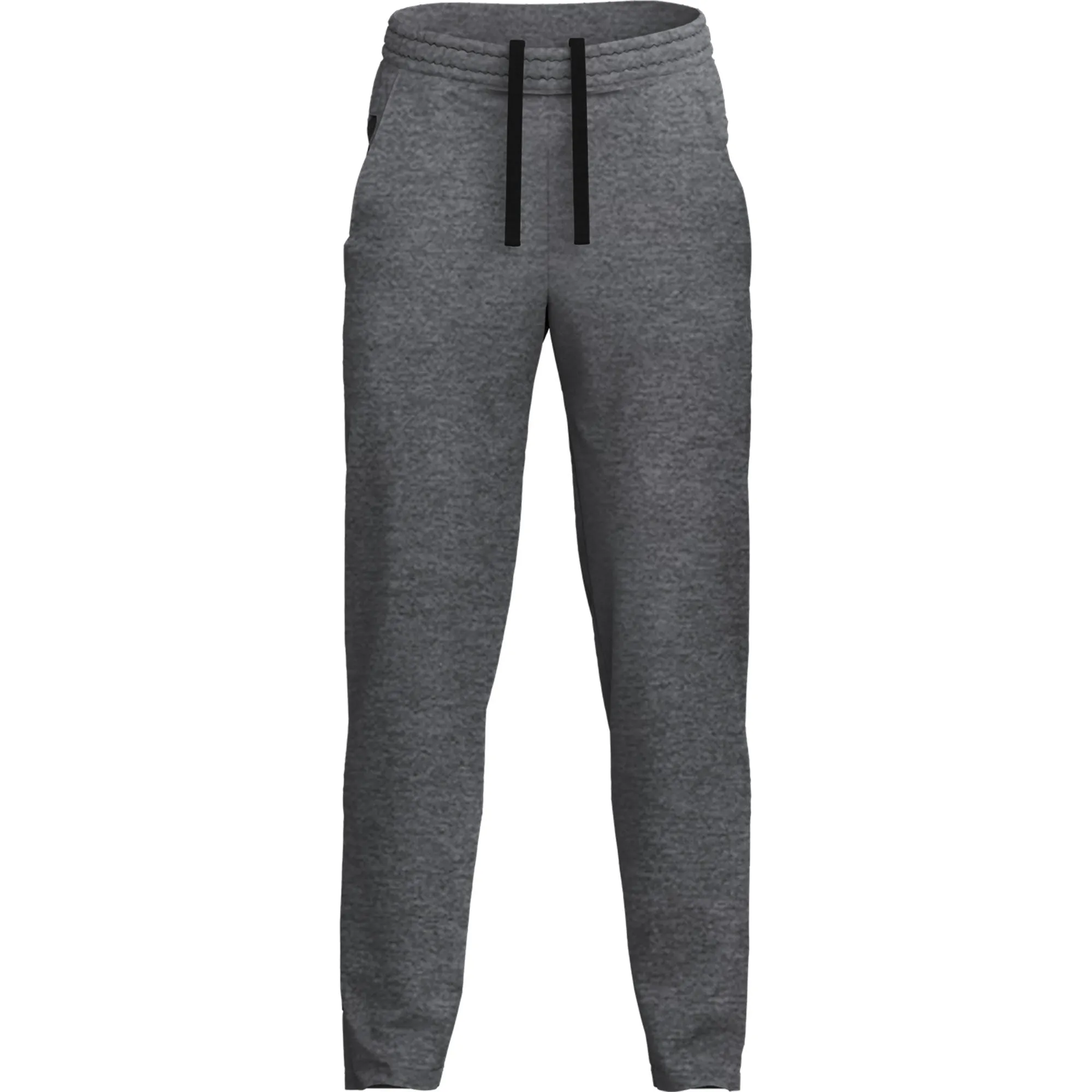 Men's Charcoal Grey Cotton Fleece Thermal Sweatpants