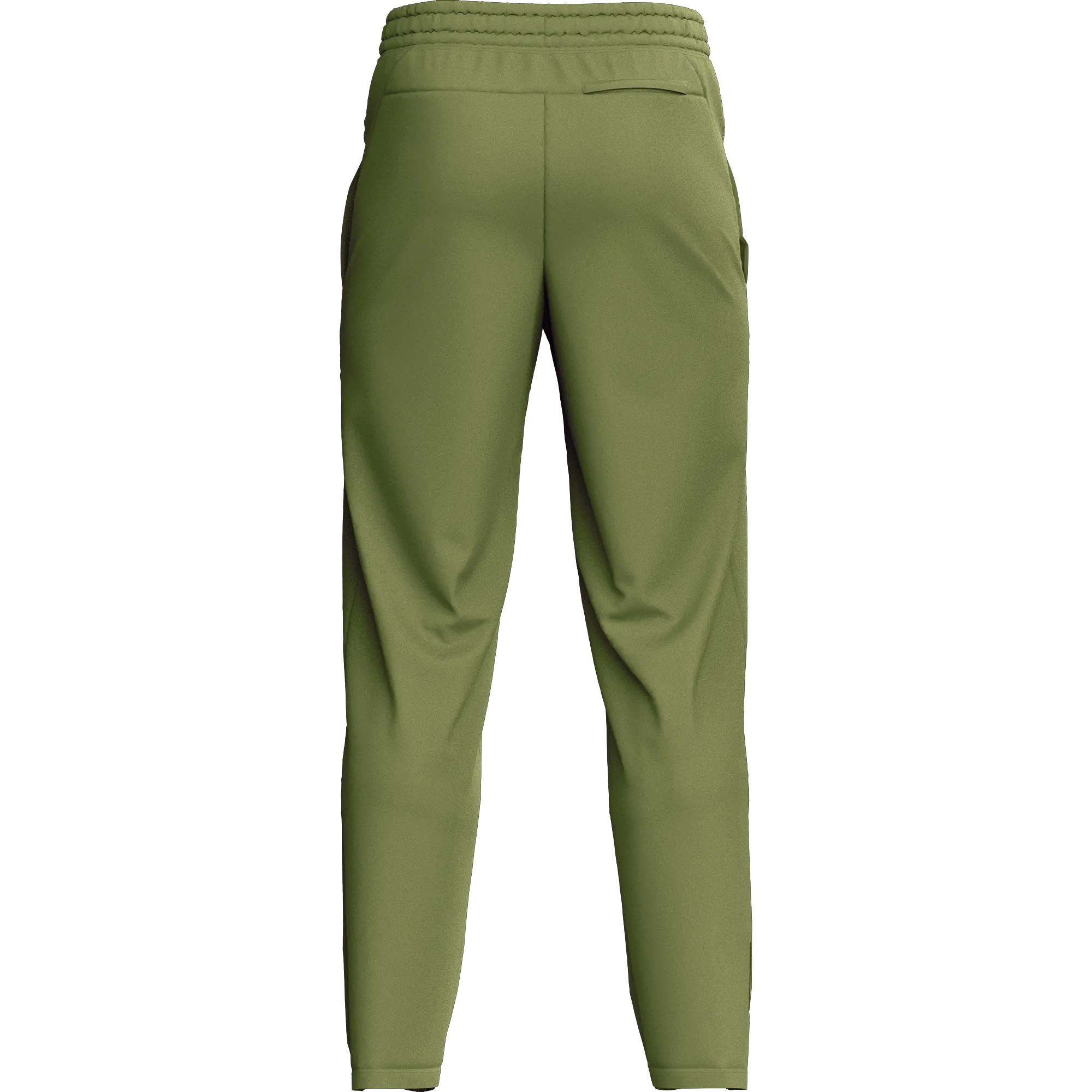 Men's Green Poly Fleece Thermal Tracksuit Bottoms