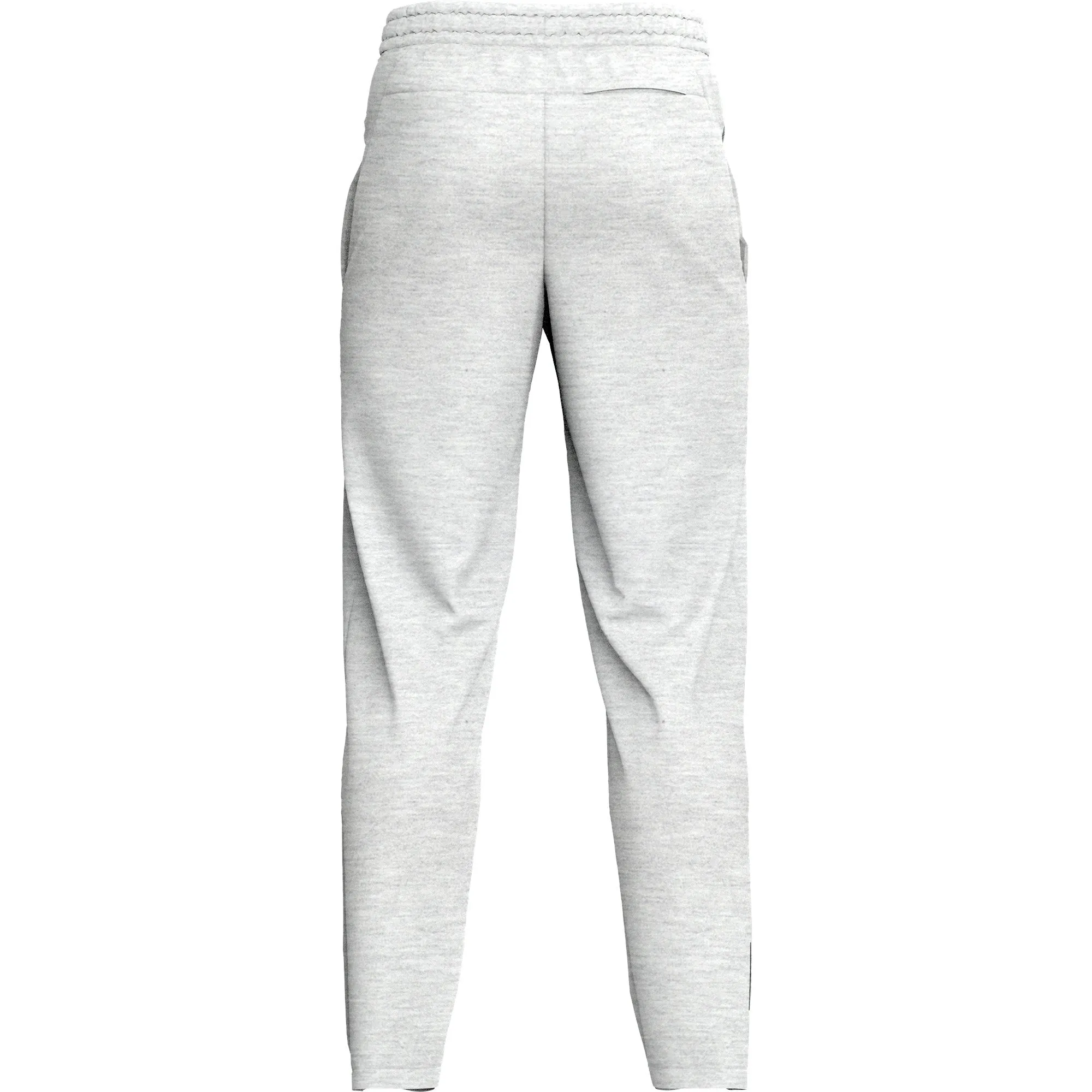 Men's Heather Grey Cotton Fleece Thermal Sweatpants