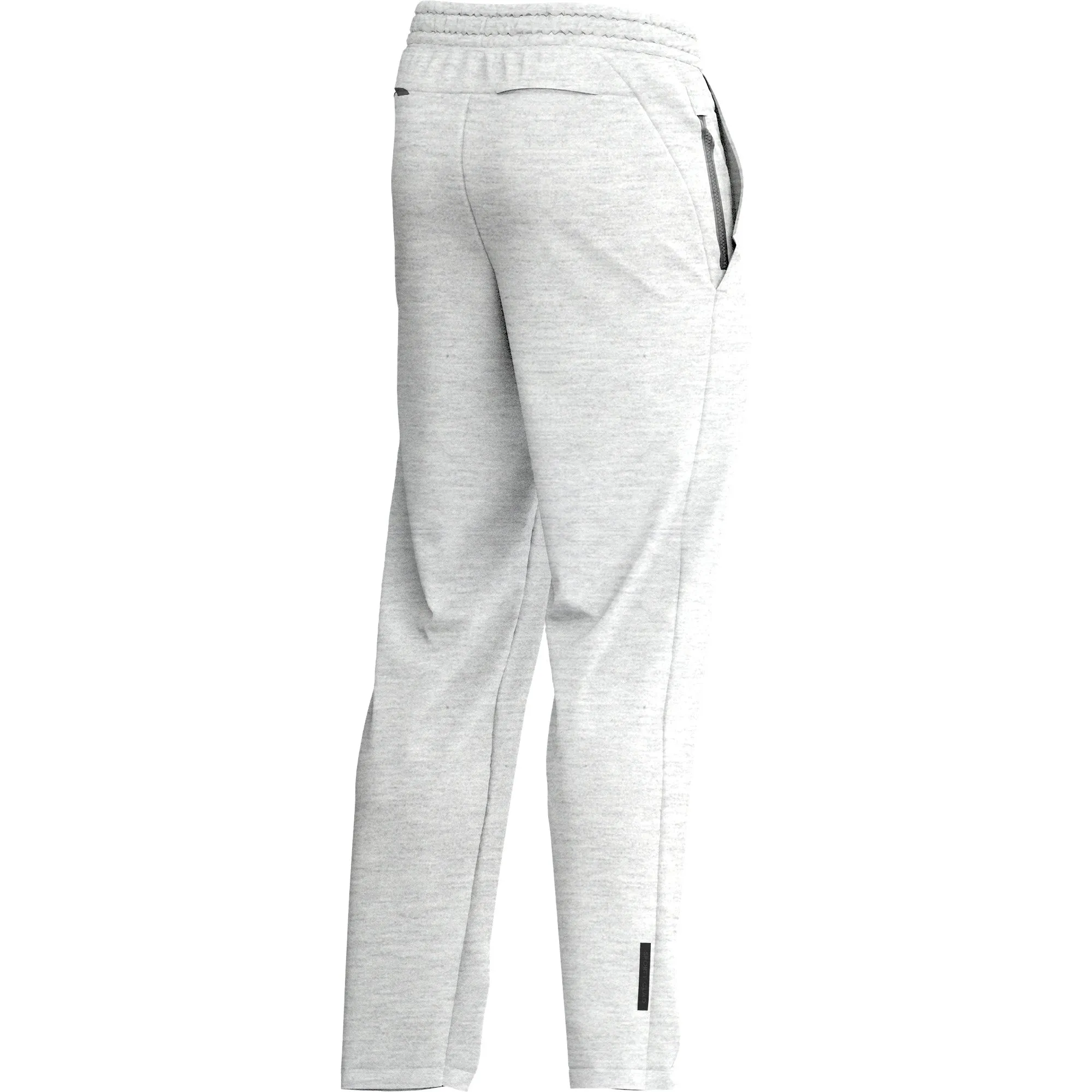 Men's Heather Grey Cotton Fleece Thermal Sweatpants