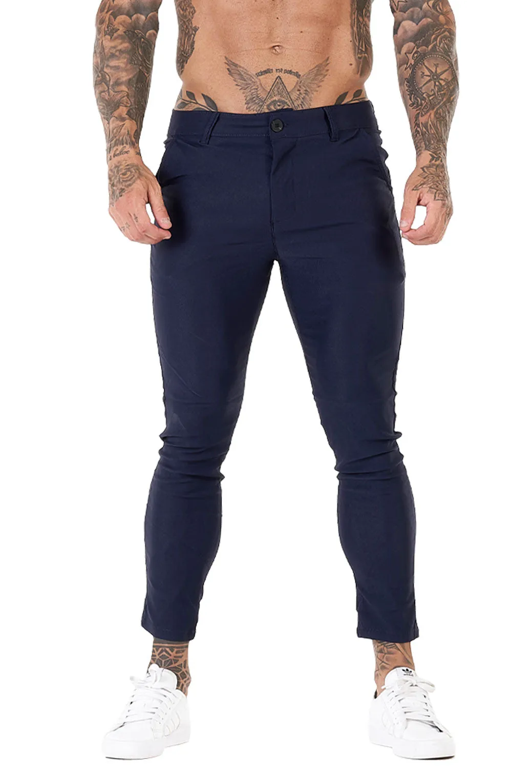 Mens Navy Skinny Pant