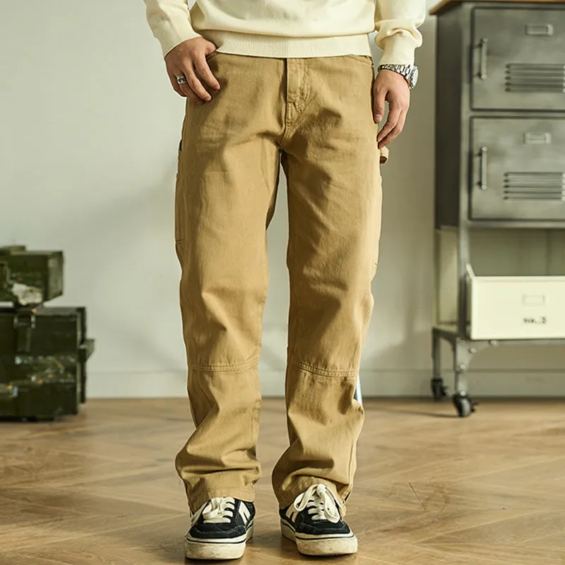 Men's Retro Multi-pocket Straight-leg Cargo Pants