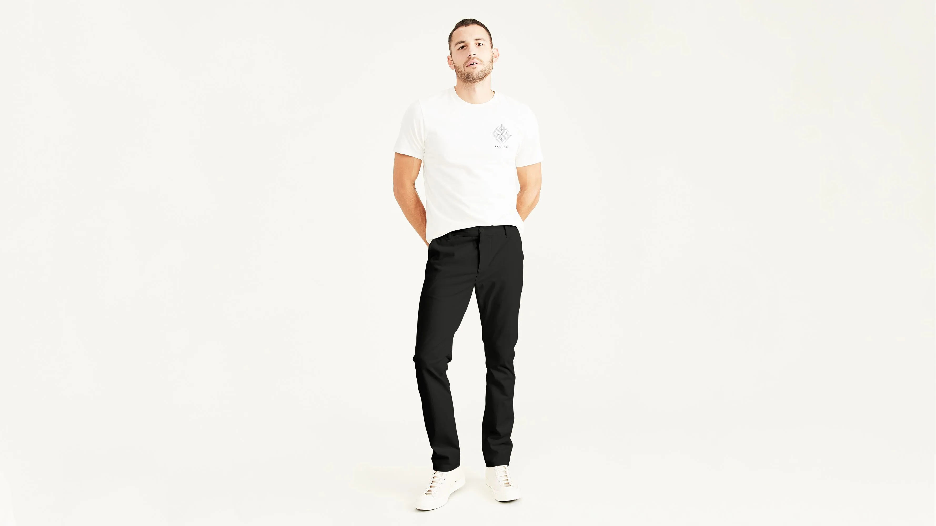 Men's Skinny Fit Supreme Flex Alpha Khaki Pants