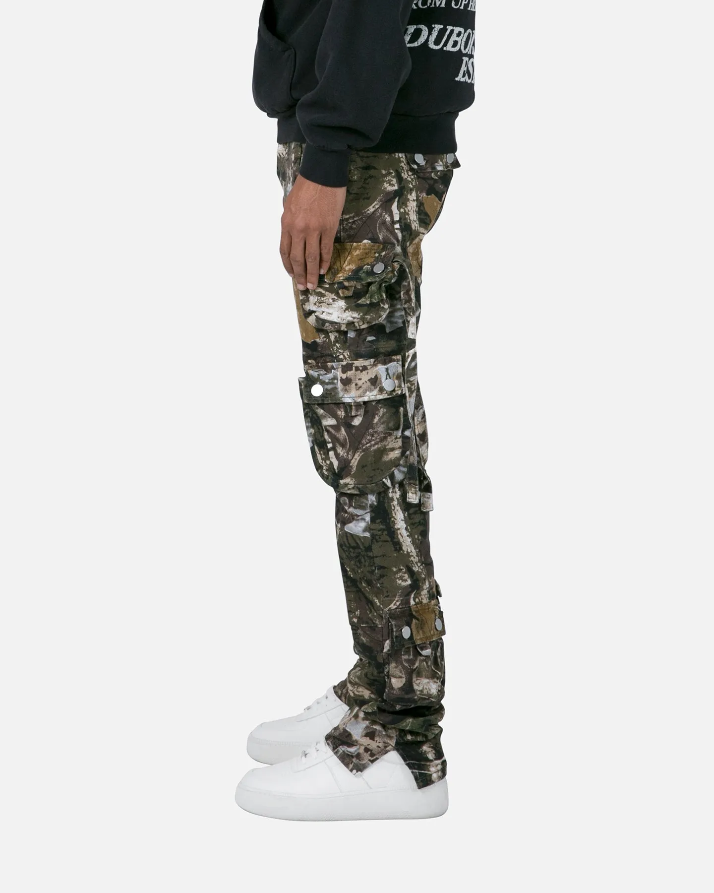 MNML D152 Cargo Straight Denim Pants Hunter Camo