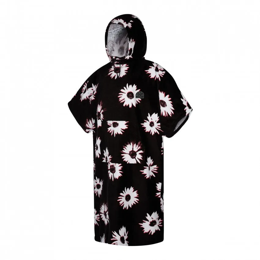 Mystic Cotton Poncho-Black/White