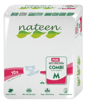 Nateen - Combi Plus - Adult Diaper (Medium) >2450ml