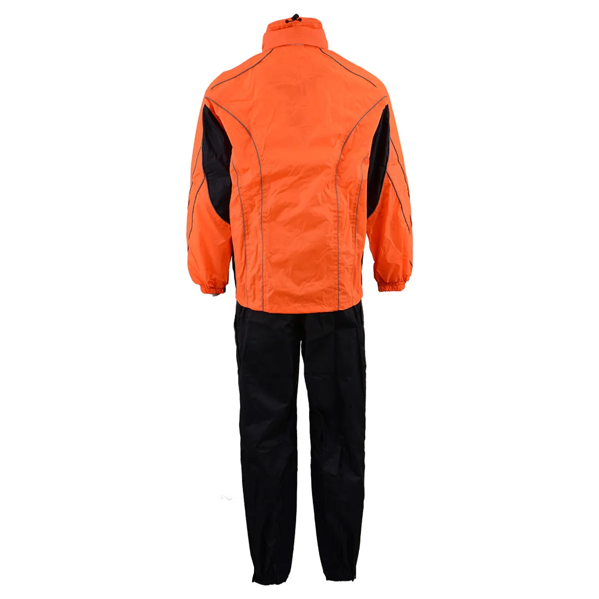 NexGen Men’s XS5020 Orange and Black Hooded Hi Visibility Water Proof