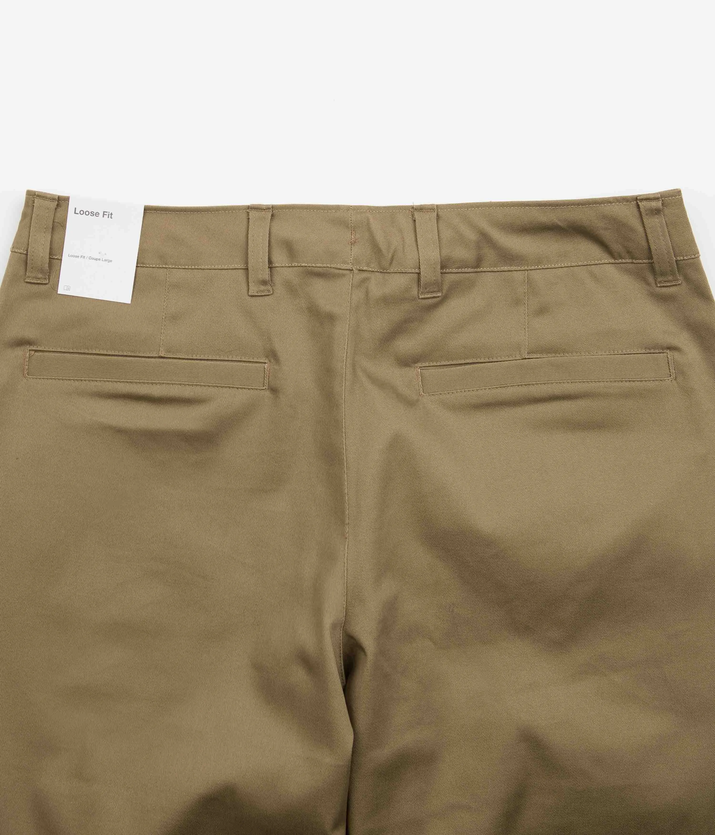 Nike Unlined Chino Pants - Dark Driftwood / White