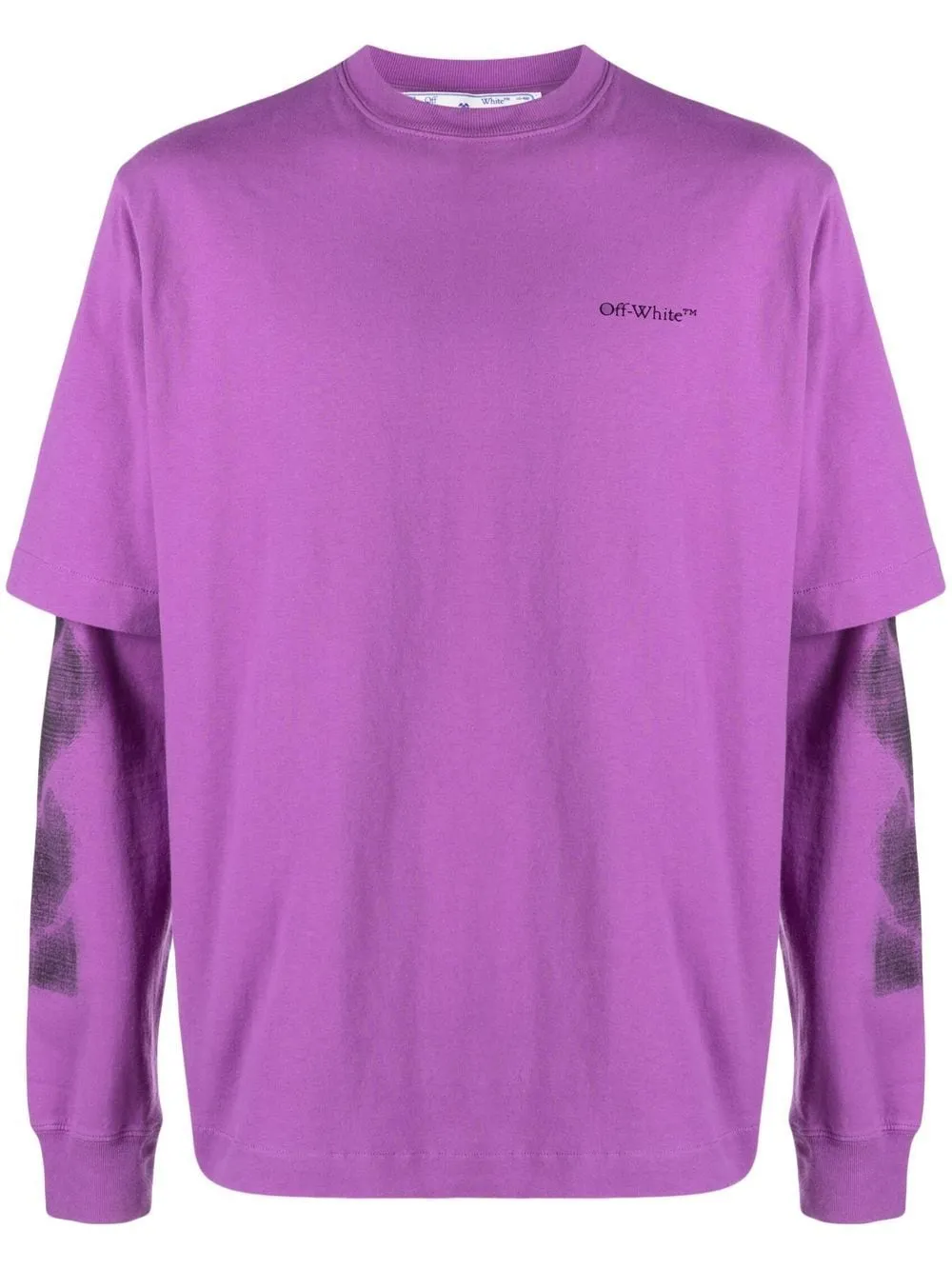 Off White T-shirts and Polos Purple