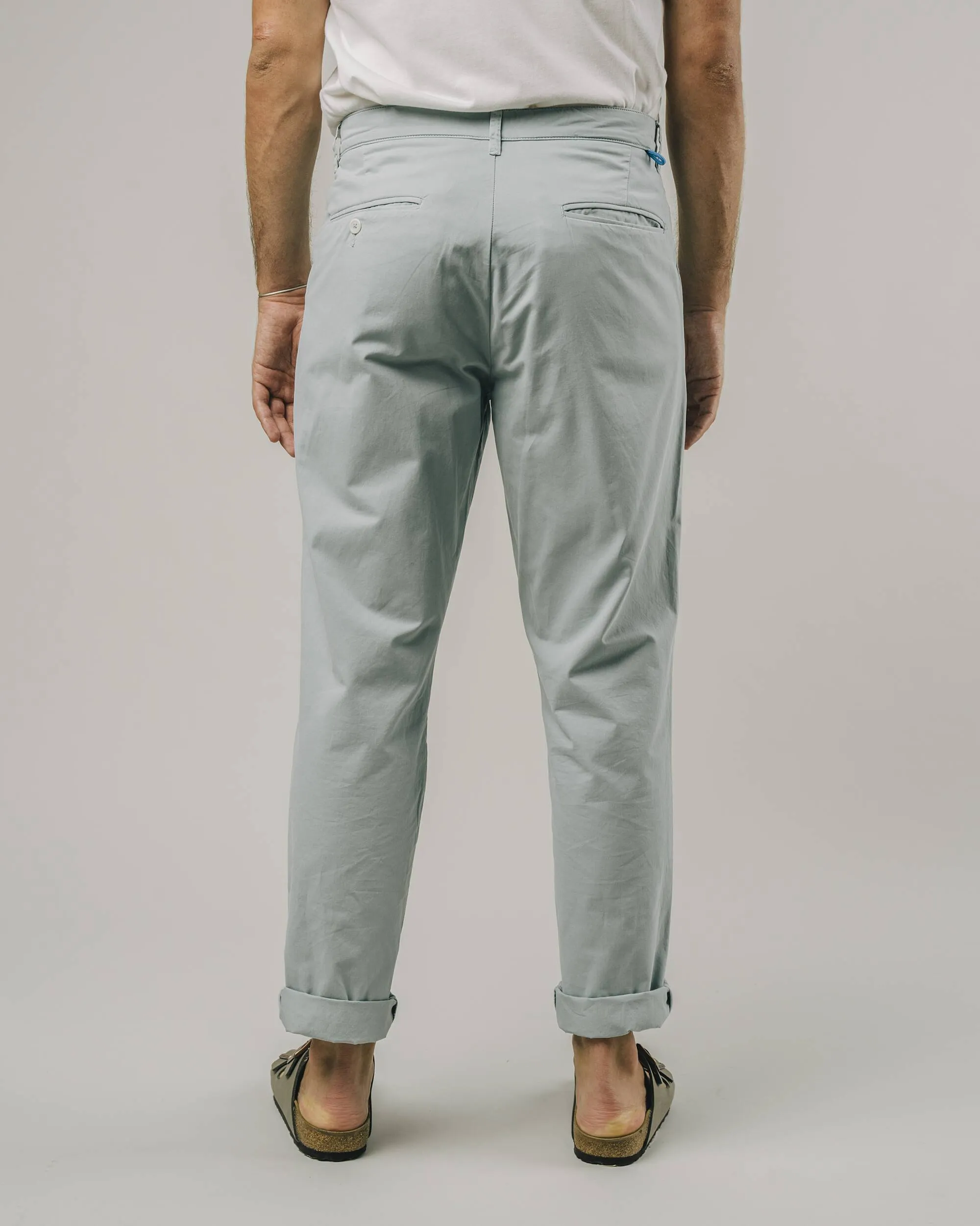 Pleated Chino Mist