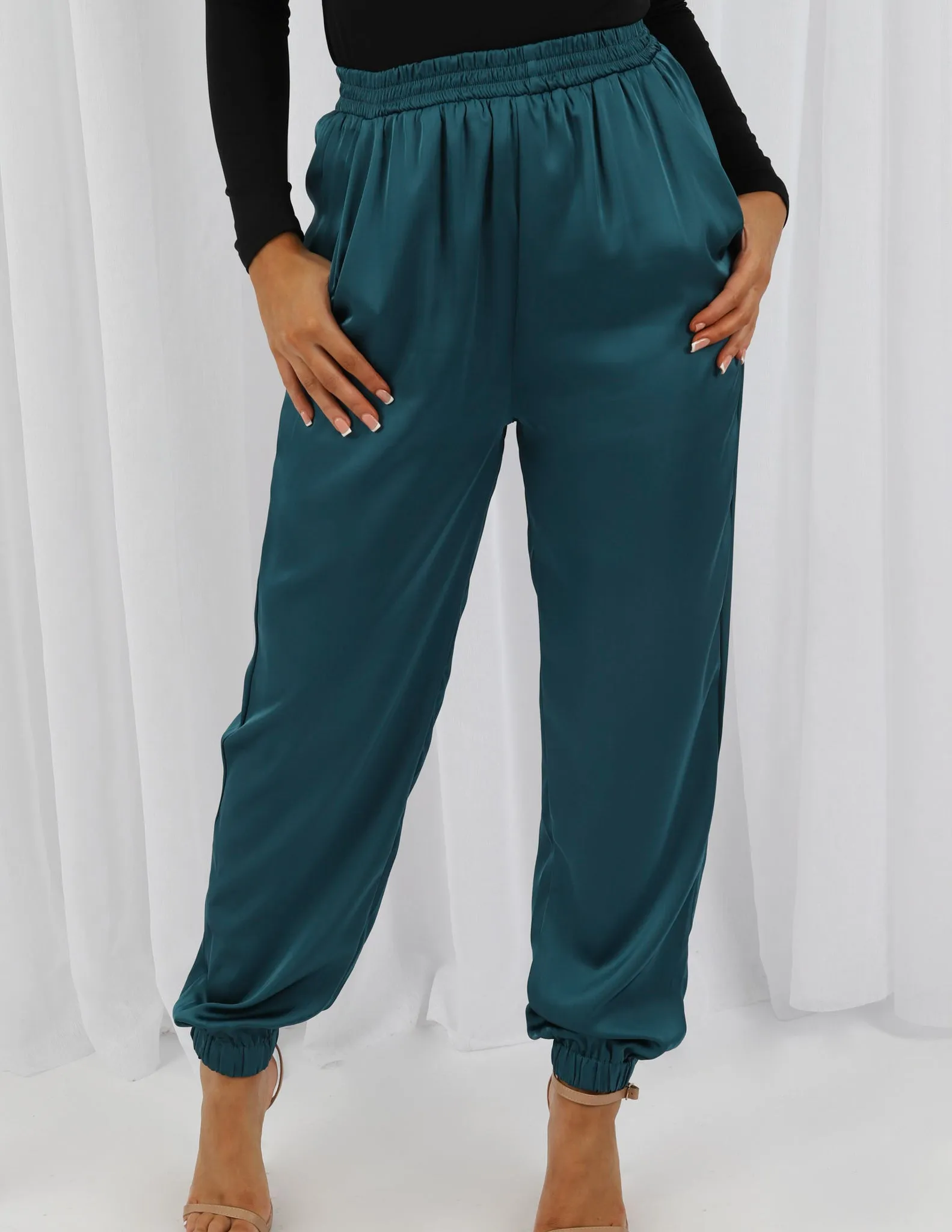 Porsha Satin Chino Pants