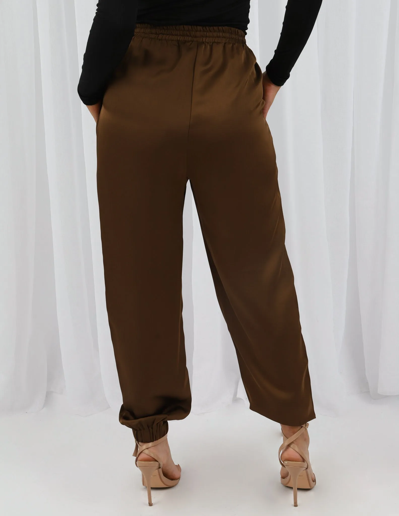 Porsha Satin Chino Pants