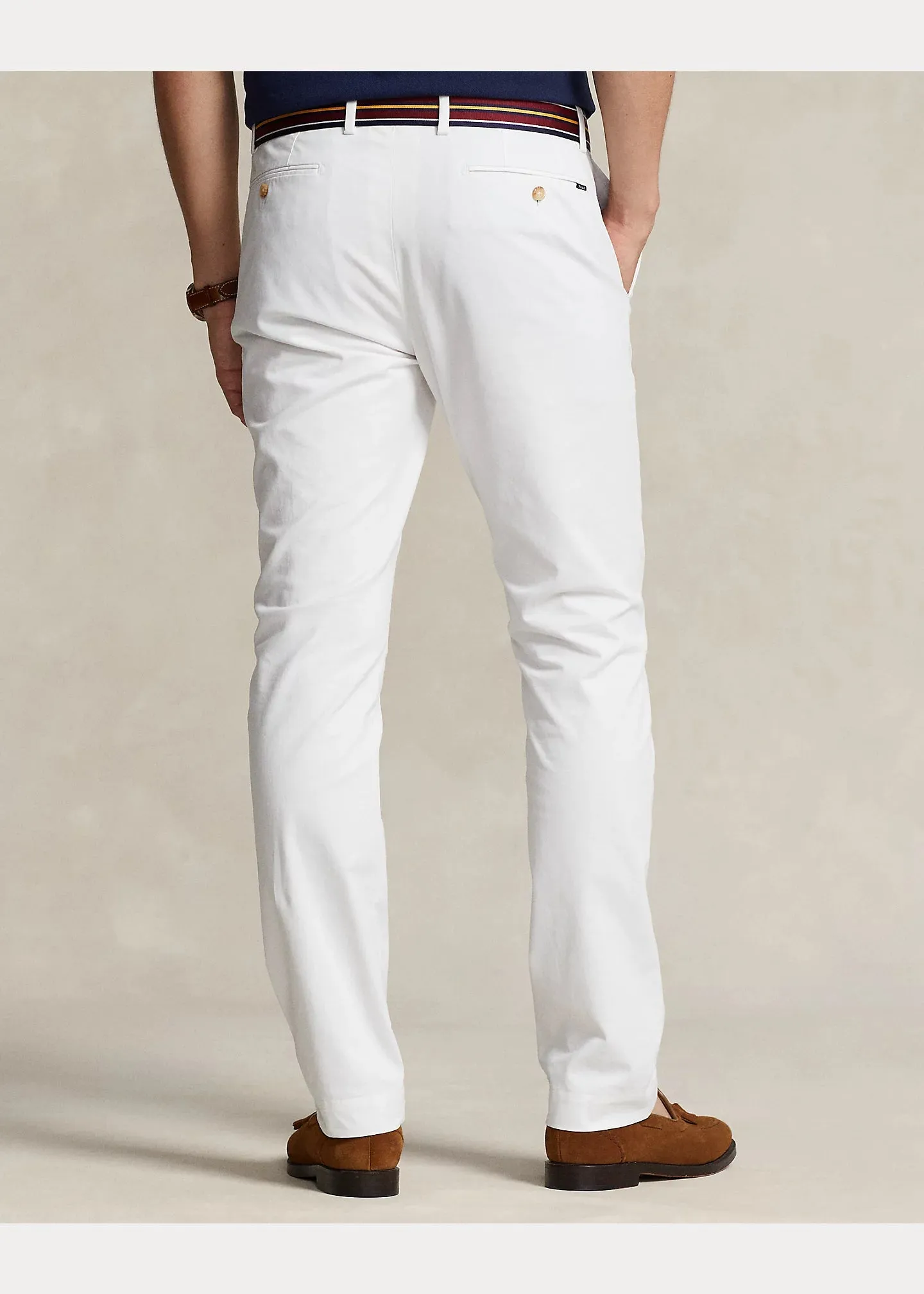 Ralph Lauren Stretch Slim Fit Chino Trouser | White