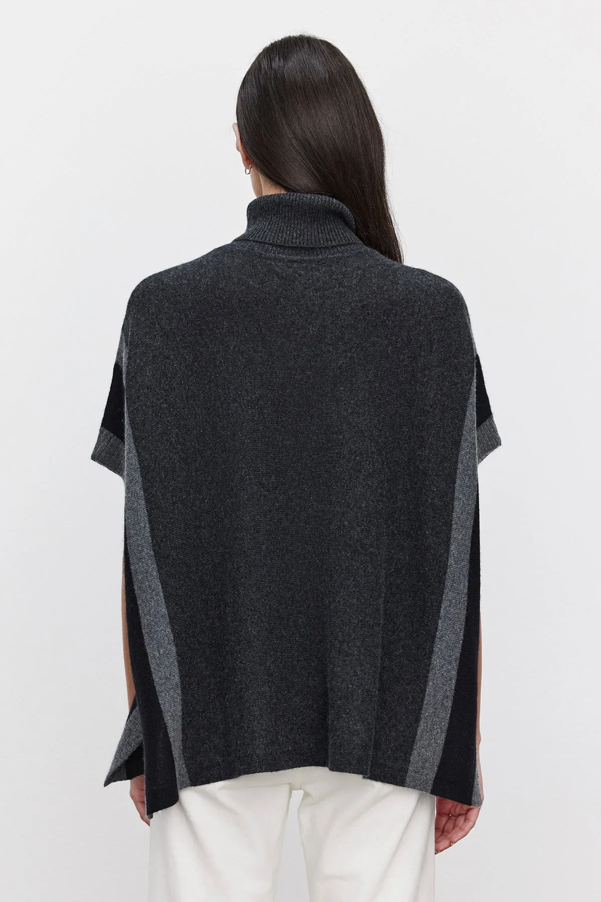 REESE CASHMERE TURTLENECK PONCHO