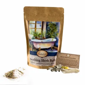 Relaxing and Soothing Herb Bath and Foot Soak, Melt Away Stress and Purify Your Energy* with Lavender and White Sage 16 oz.