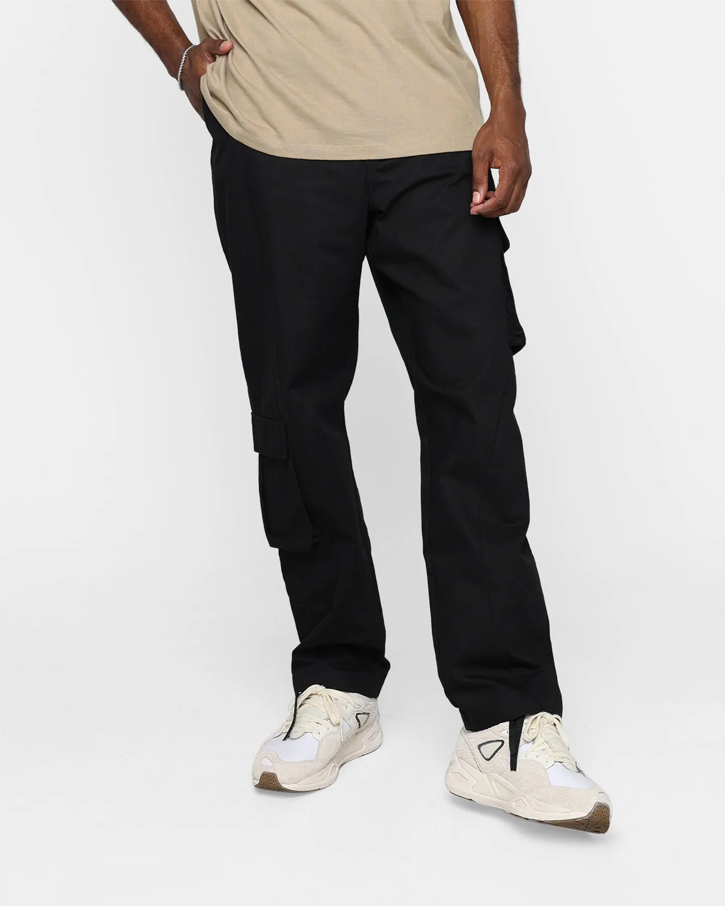 Renowned LA Renowned Lucid Raw Edge Cargo Pants Black