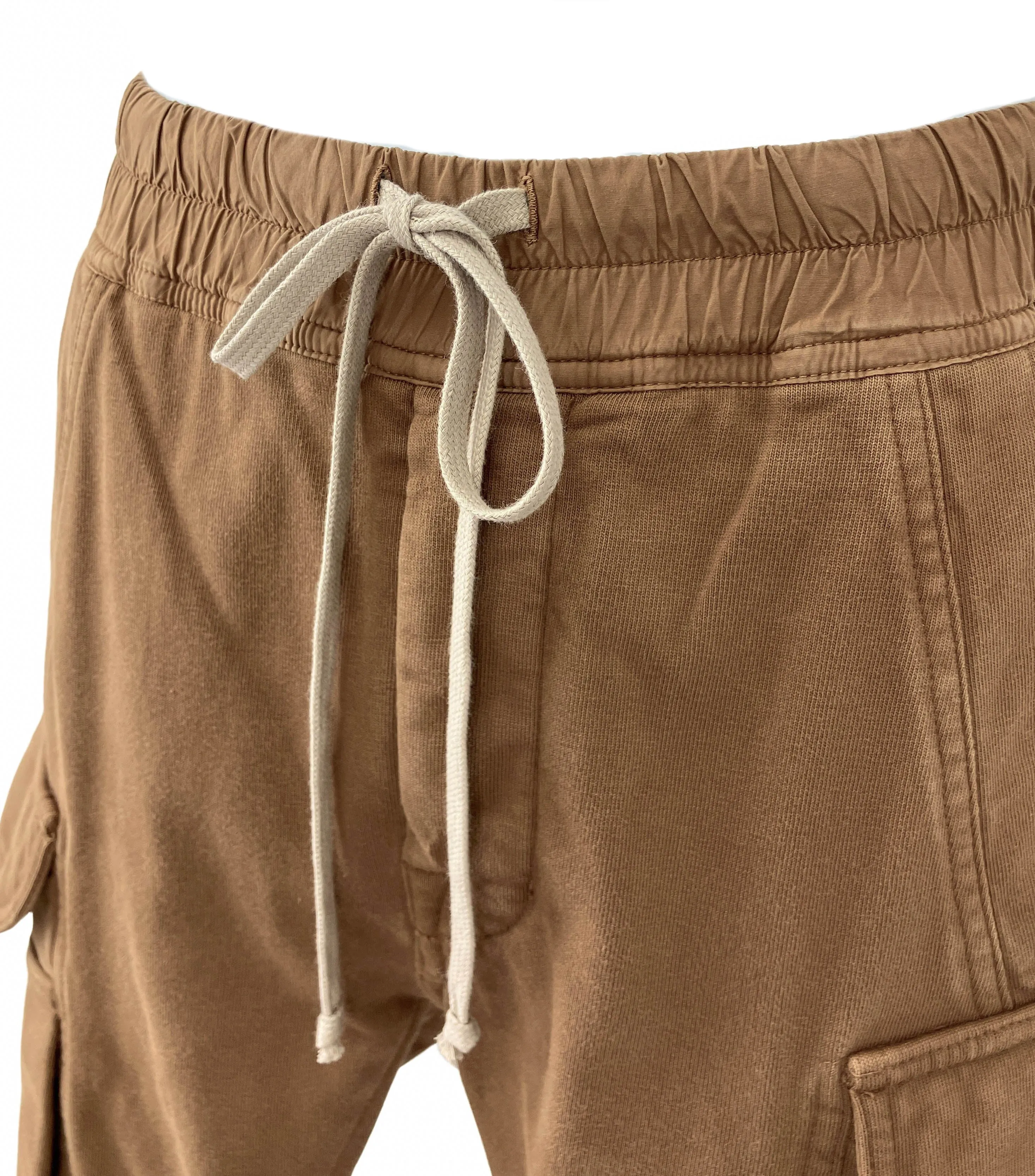 Rick Owens DRKSHDW Porterville Mastodon Cut Pants in Khaki Brown