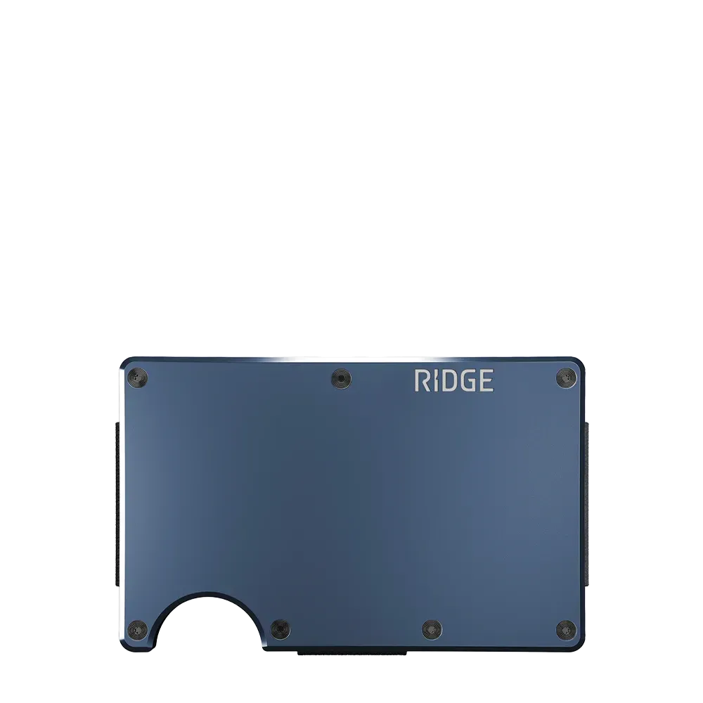 Ridge Wallet Aluminum w/ Cash Strap