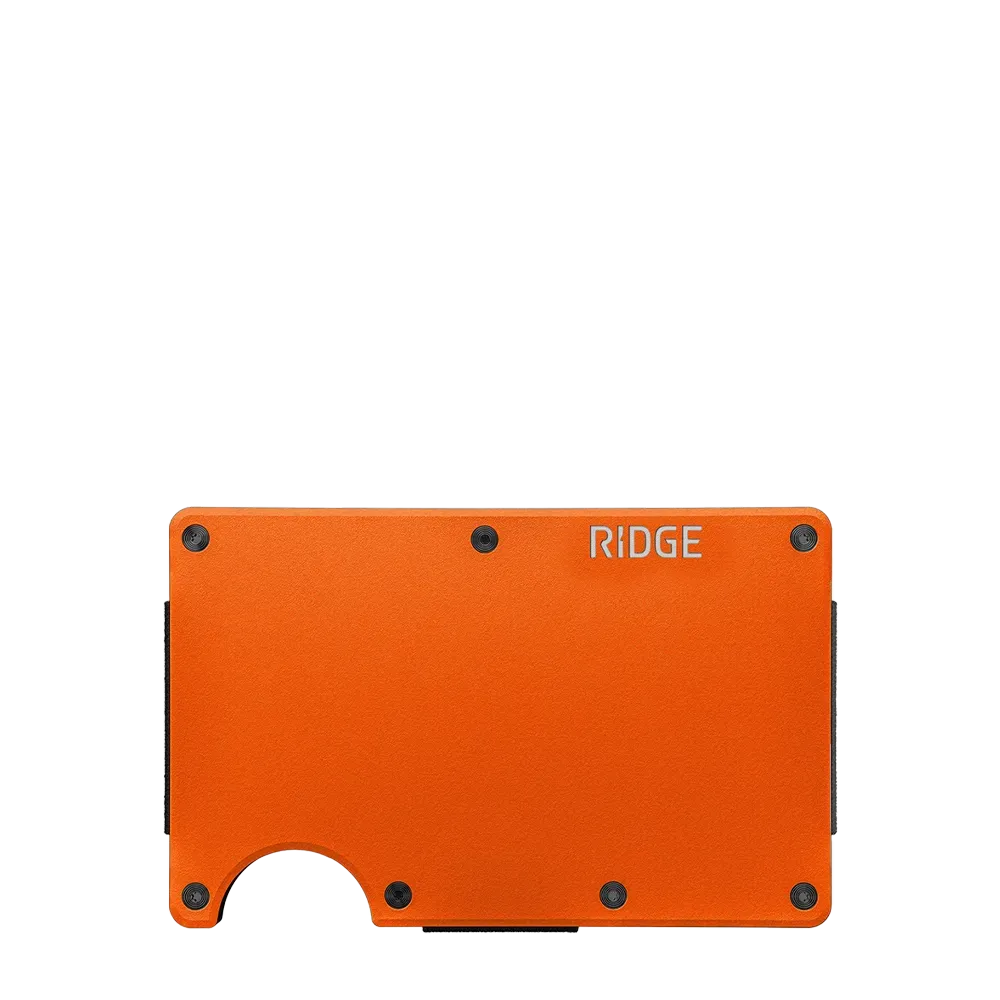 Ridge Wallet Aluminum w/ Cash Strap