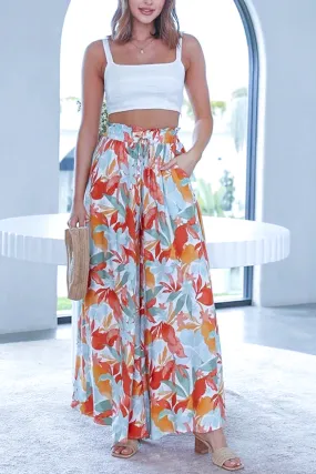 Rory Smocked Wide Leg Pants