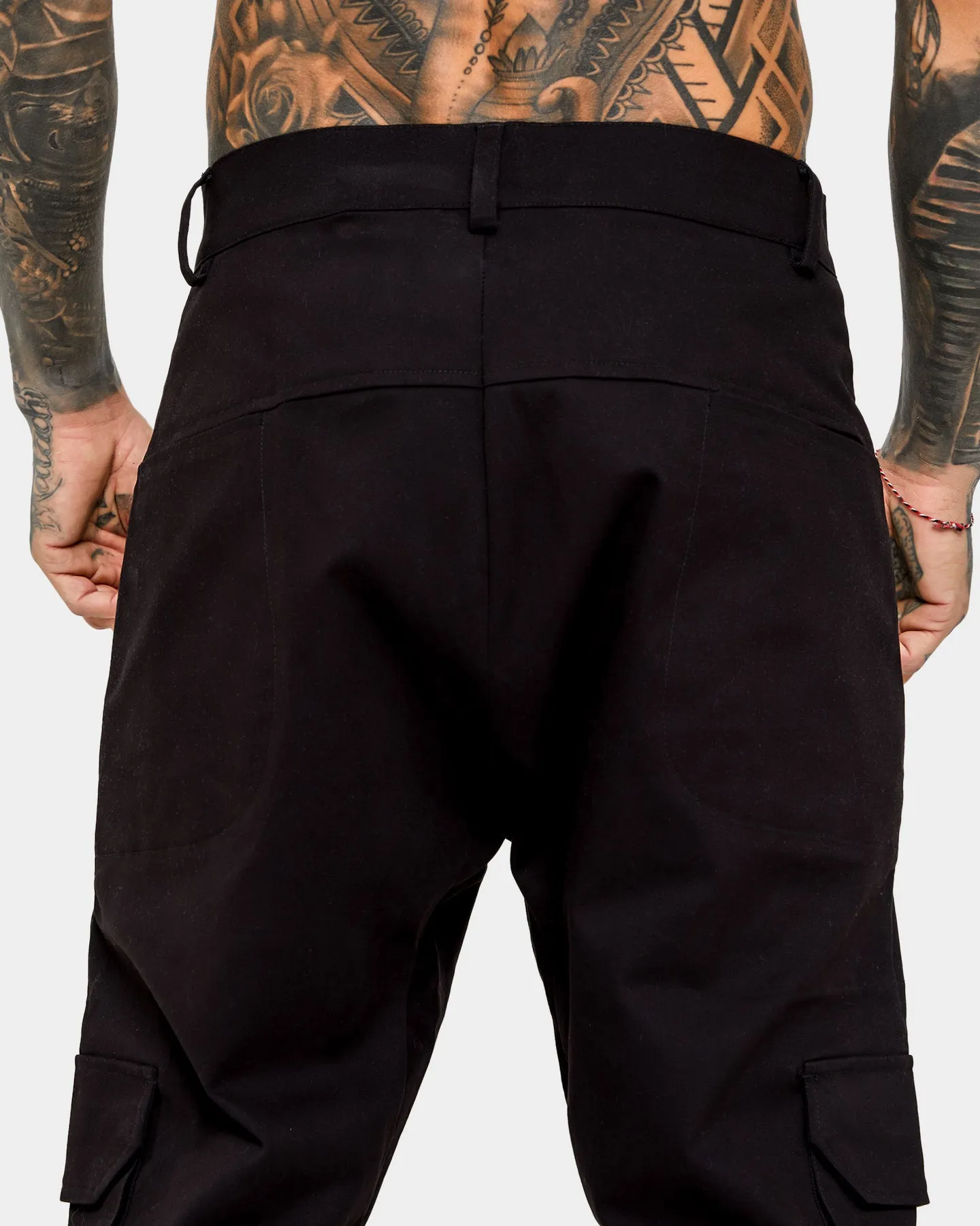 Saint Morta Futura Cargo Pants Black