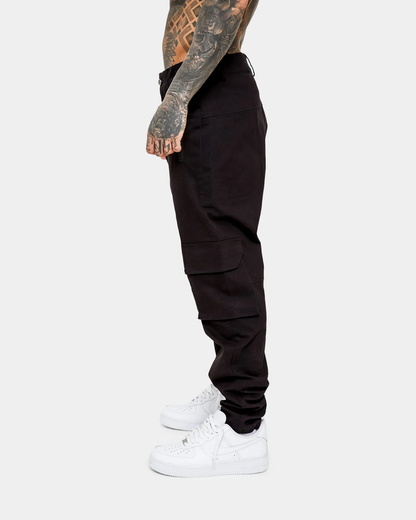 Saint Morta Futura Cargo Pants Black