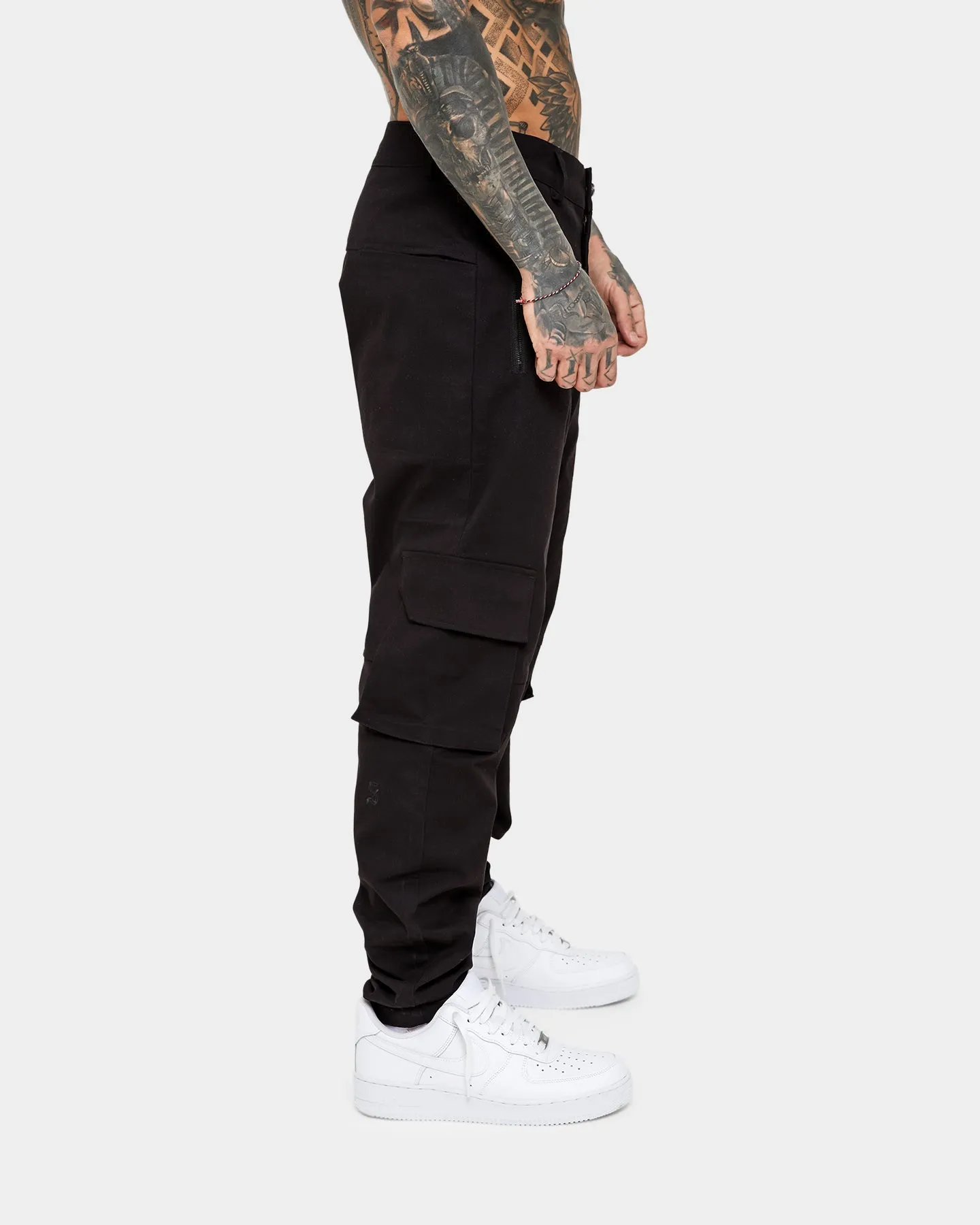 Saint Morta Futura Cargo Pants Black