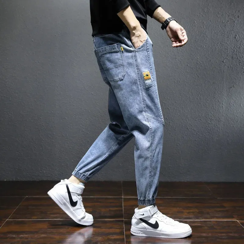 SeasonPrestige Winter Warm Fleece Jeans  Stretch Cotton Thick Velvet Pants  Casual Trousers Male