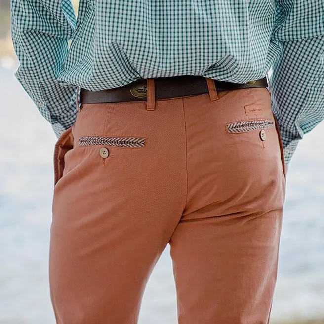 SEAWASH™ Grayton Twill Pant - Burnt Orange