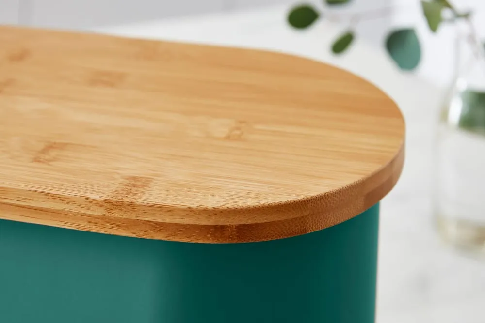 Swan Nordic Oval Bread Bin with Cutting Board Lid