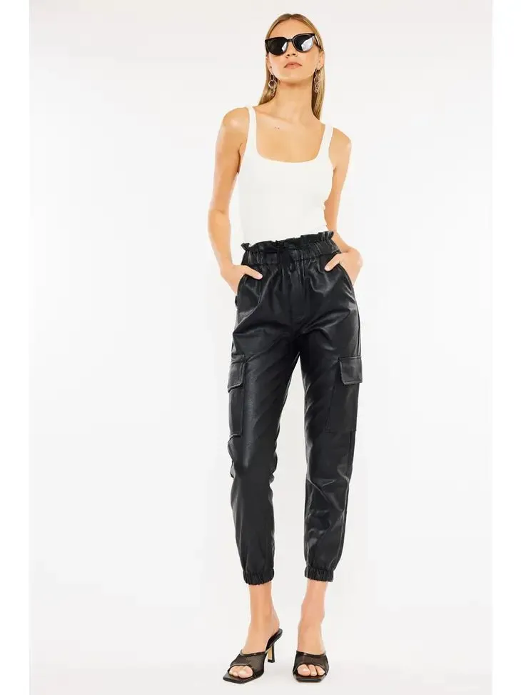 Thinking Out Loud Paper-bag Jogger Pants