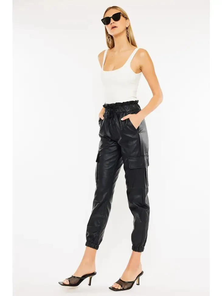 Thinking Out Loud Paper-bag Jogger Pants